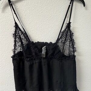 Bluebella Black Lace Trim Top